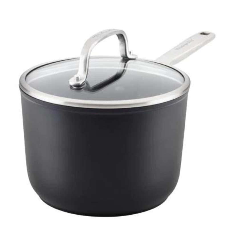 KitchenAid 2qt Hard-Anodized Induction Non-Stick Saucepan with Lid 80192