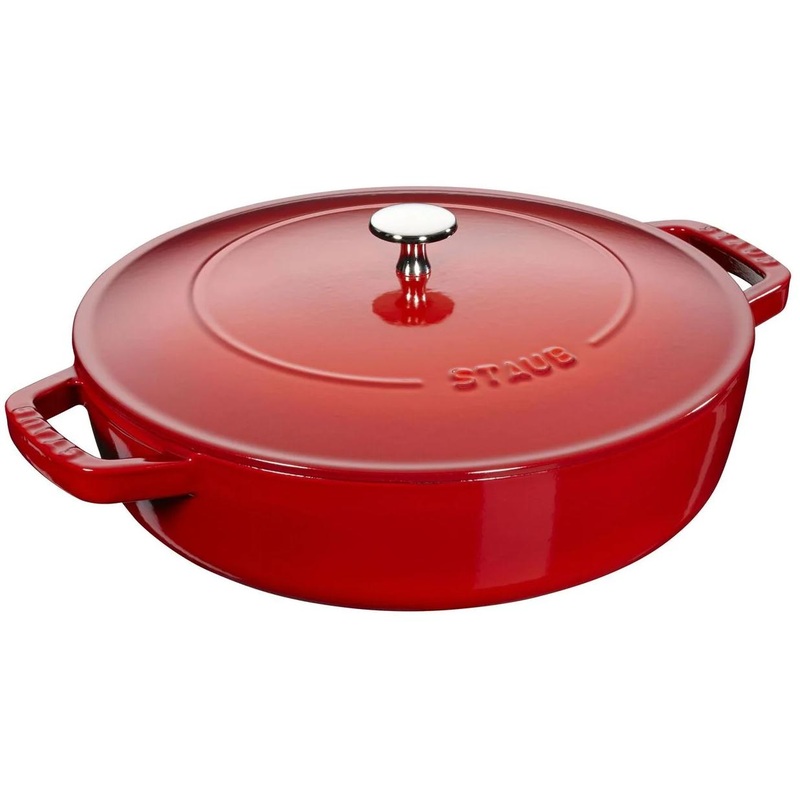 Staub 3.7L Cast Iron Round Saut Pan Chistera 40511-474