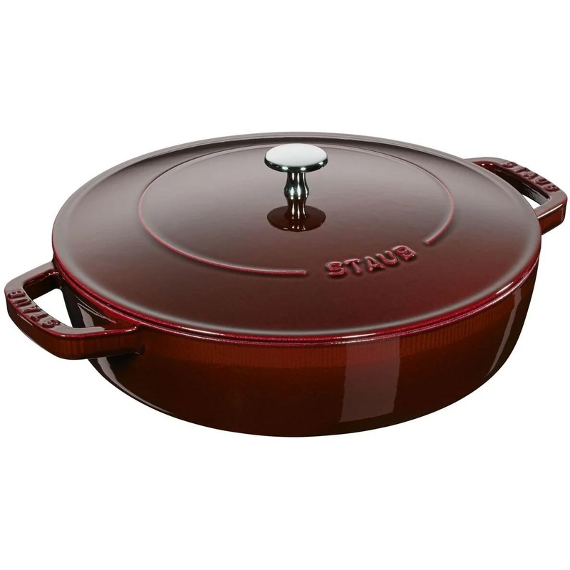 Staub 3.7L Cast Iron Round Saut Pan Chistera 40511-513