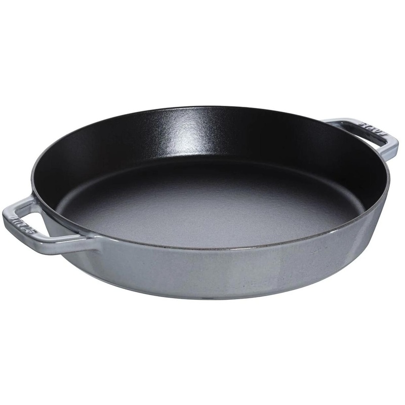 Staub 34cm Cast Iron Double Handle Skillet 40511-072