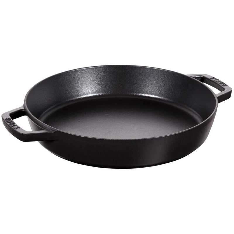 Staub 34cm Cast Iron Double Handle Skillet 40511-073