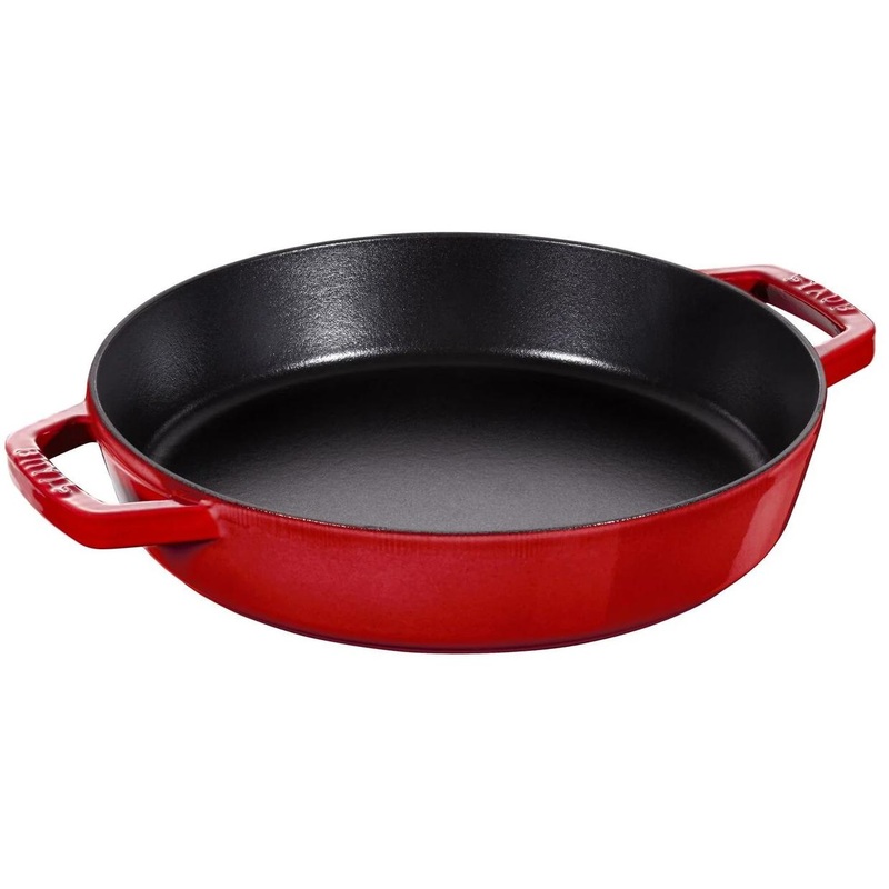 Staub 34cm Cast Iron Double Handle Skillet 40511-519