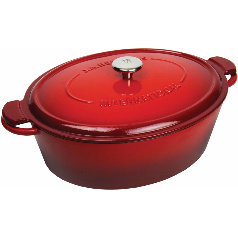 Henckels Cast Iron 6L Oval French Oven with Lid 1022614