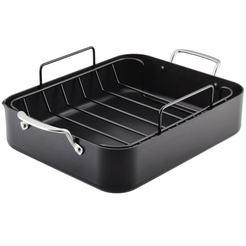 KitchenAid Hard Anodized Roaster with Removable Non-Stick Rack 84806