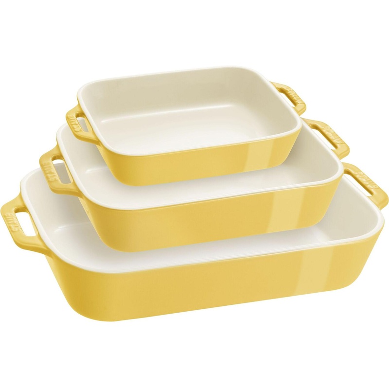 Staub 3-Piece Rectangular Baking Dish Set 1029590