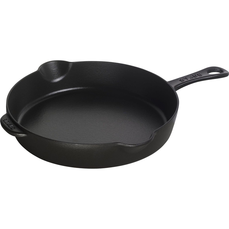 Staub 8.5-inch Cast Iron Traditional Deep Frypan 1029475