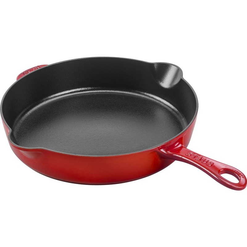 Staub 8.5-inch Cast Iron Traditional Deep Frypan 1029479
