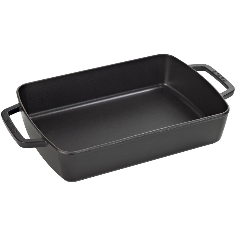 Staub Cast Iron Rectangular Roasting and Baking Pan 1004326