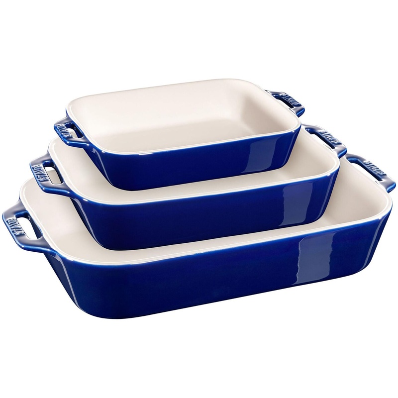 Staub Ceramique Rectangular Baking Dish Set - 3-Piece 1008689