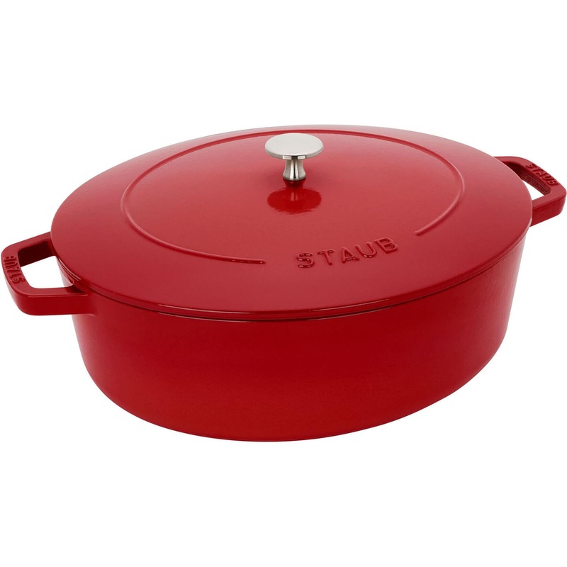 Staub La Cocotte 6L Cast Iron Oval Wide Dutch Oven 1029440