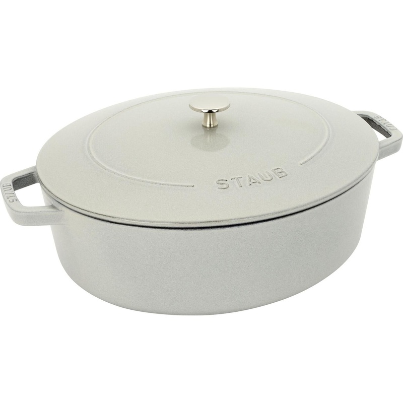 Staub La Cocotte 6L Cast Iron Oval Wide Dutch Oven 1029442