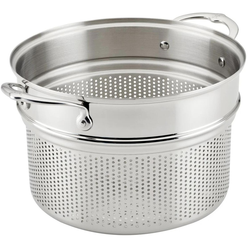 Hestan Provisions Stainless Steel Pasta Insert, 8-Quart 71048