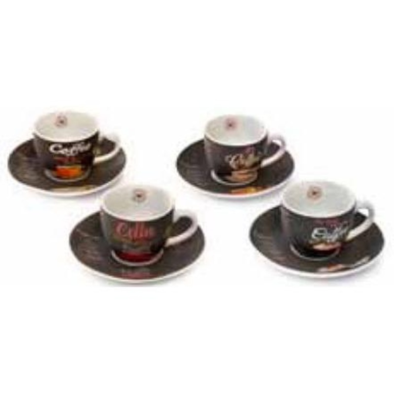 Sara Cucina 4-Piece 6oz Always Open Cappuccino Set R10046-AD4