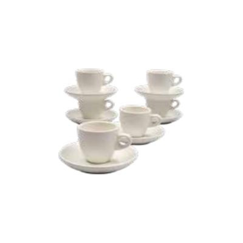 Sara Moka 6-Piece Opaca Cappuccino Cup Set I5CP25