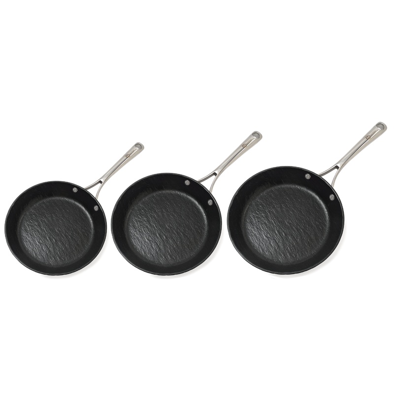 Vitantonio 3-Piece Magma fry pan set with 28cm Lid 88202428