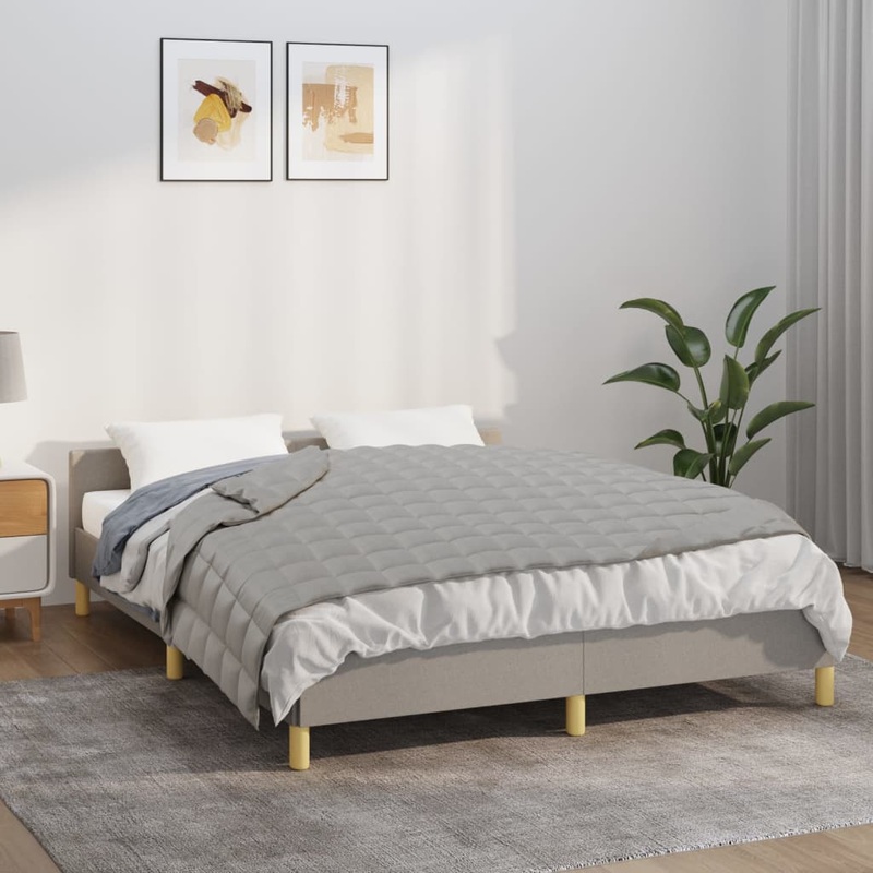 Couverture leste Gris 140x200 cm 6 kg Tissu