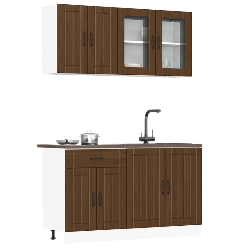 Ensemble d'armoires de cuisine 4 pcs Kalmar bois d'ingnierie