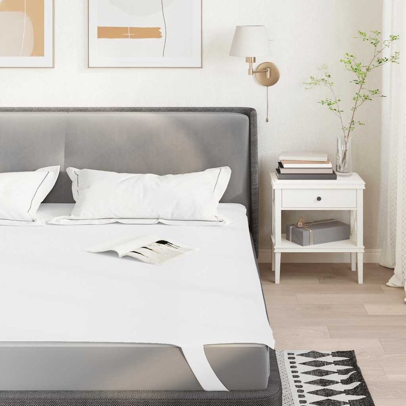 Protge-matelas blanc 100x200 cm impermable