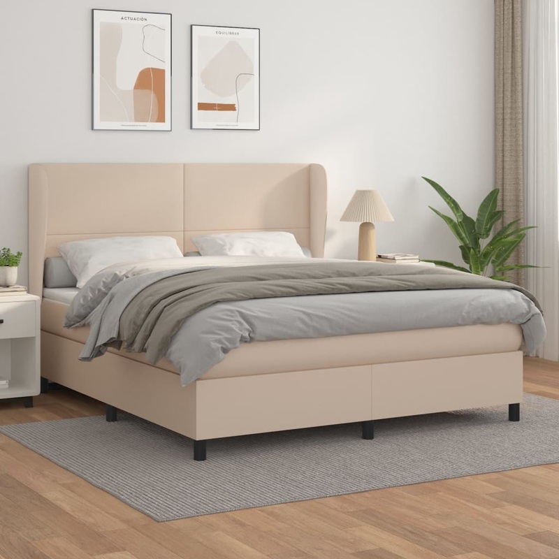 Sommier  lattes de lit avec matelas Cappuccino 180x200 cm