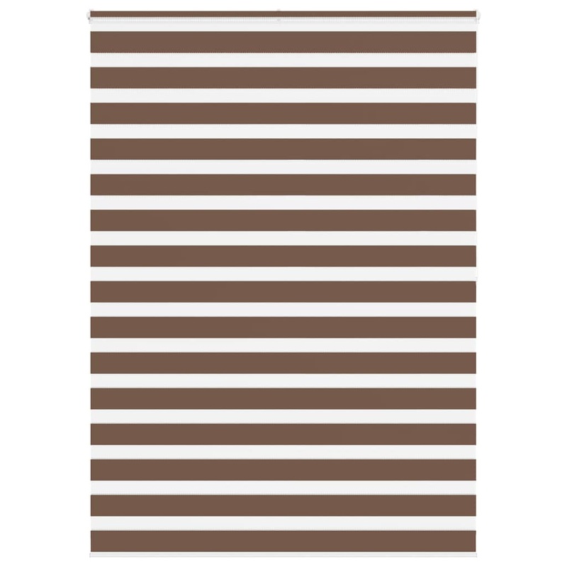 Store zbre marron 155x200cm largeur du tissu 150,9cm polyester